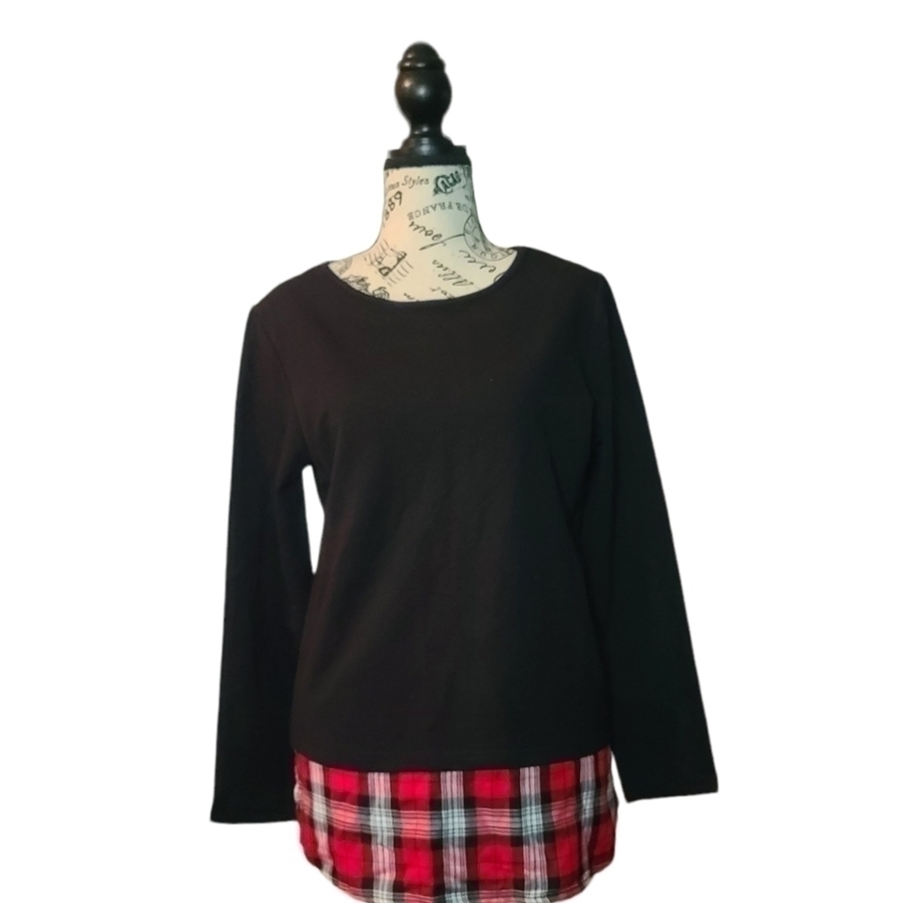 𝅺CHADWICKS sweater top size petite small Dark Academia Preppy